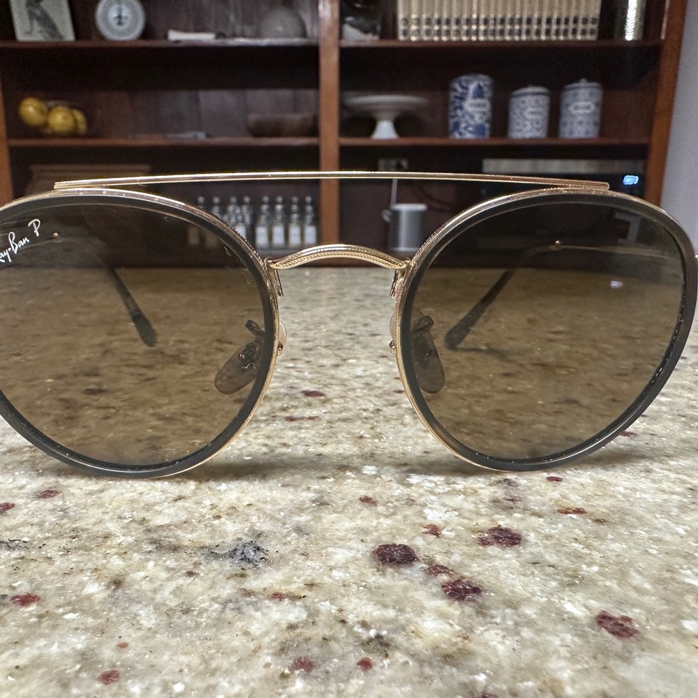 Authentic Ray Ban Double Round Bridge